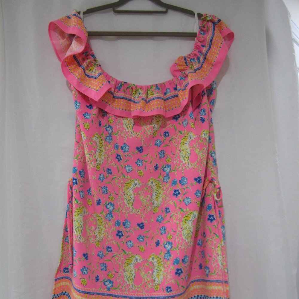 Lilly Pulitzer 16 Zoya Romper Tigress Garden
